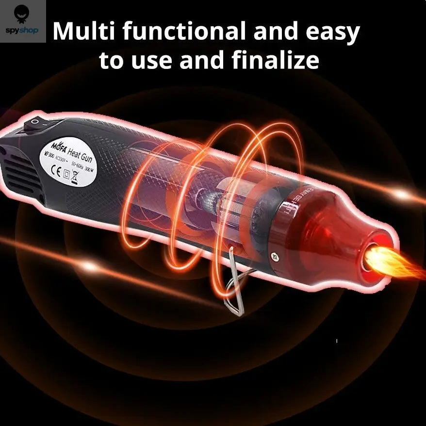 220/110V Hot Air Gun DIY Tool Heat Electric Power Tool Mini Soldering Temperature Crafts Blower with Supporting Seat Shrink