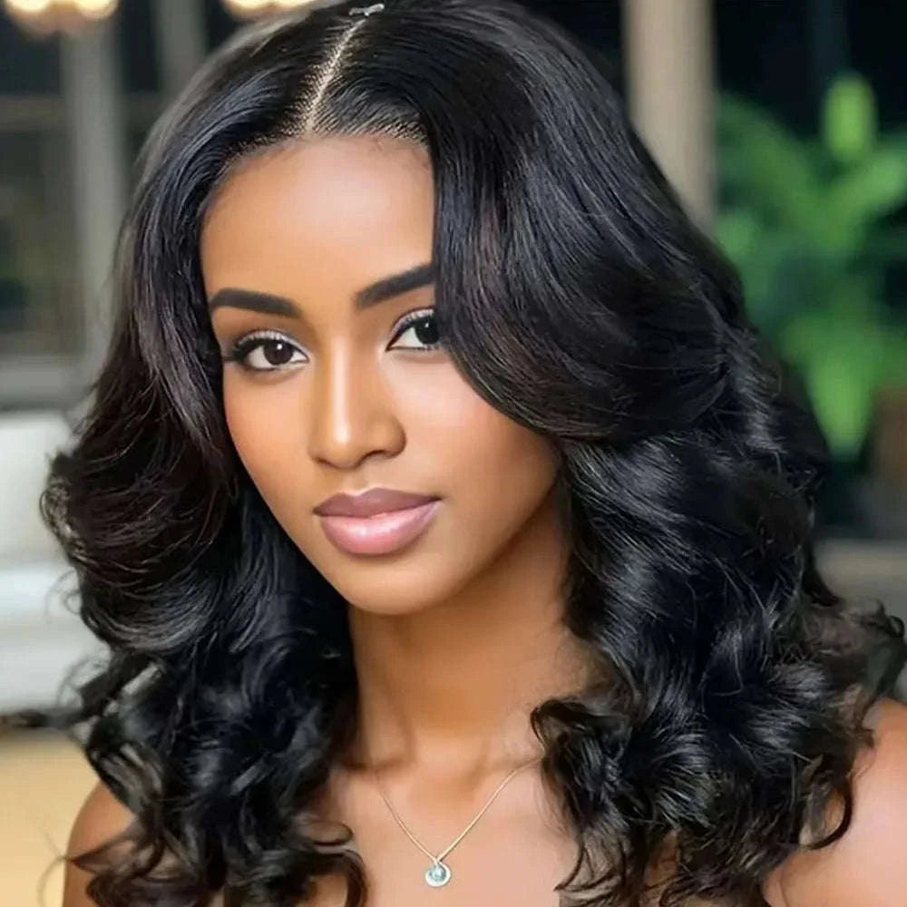 220% Density Body Wave Glueless Human Hair Bob Wig-13X4 Lace Bob Wig / 8inches / 220%|United States