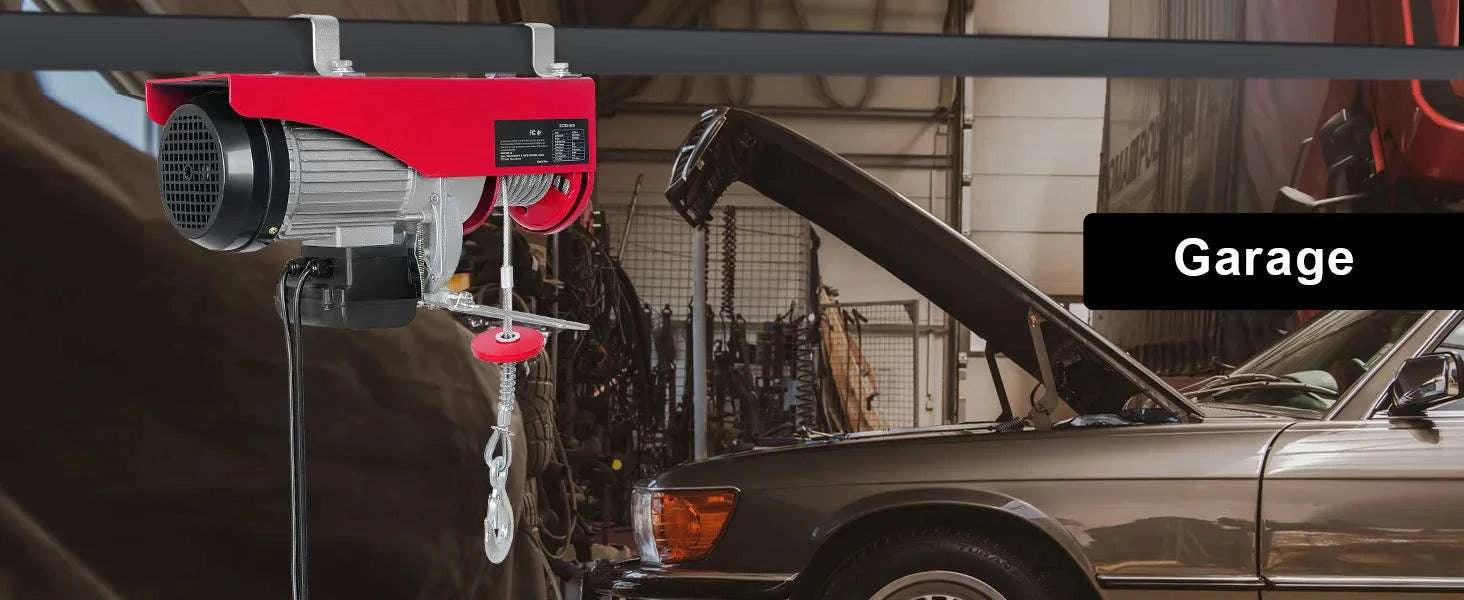 2200 lb Electric Hoist with Wireless Remote & 1600W Motor-Wired / United States
