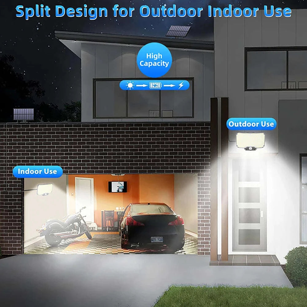 234 LED Solar Security Light with Outdoor Motion Sensor-234 LED