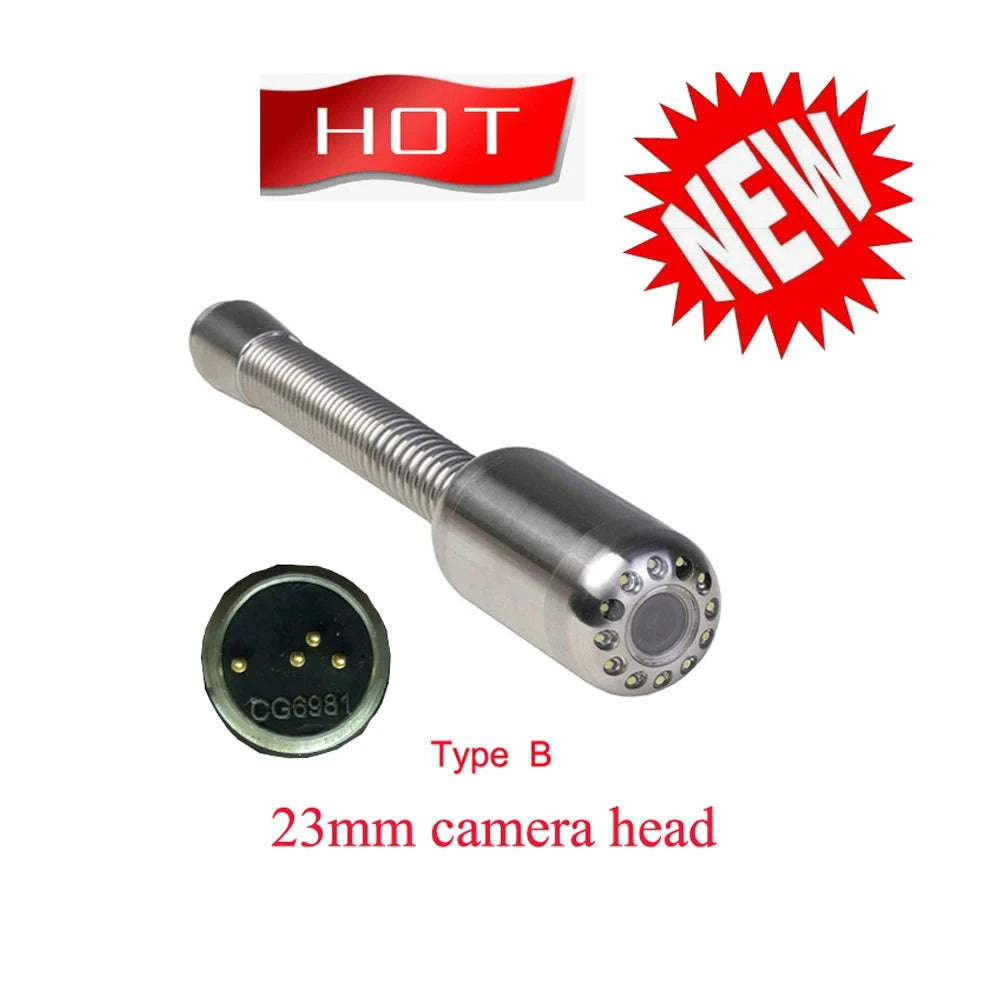 23mm Sewer Inspection Camera System with 512Hz Locator, Waterproof, Meter Counter-23mm Soft 512Self / 10m