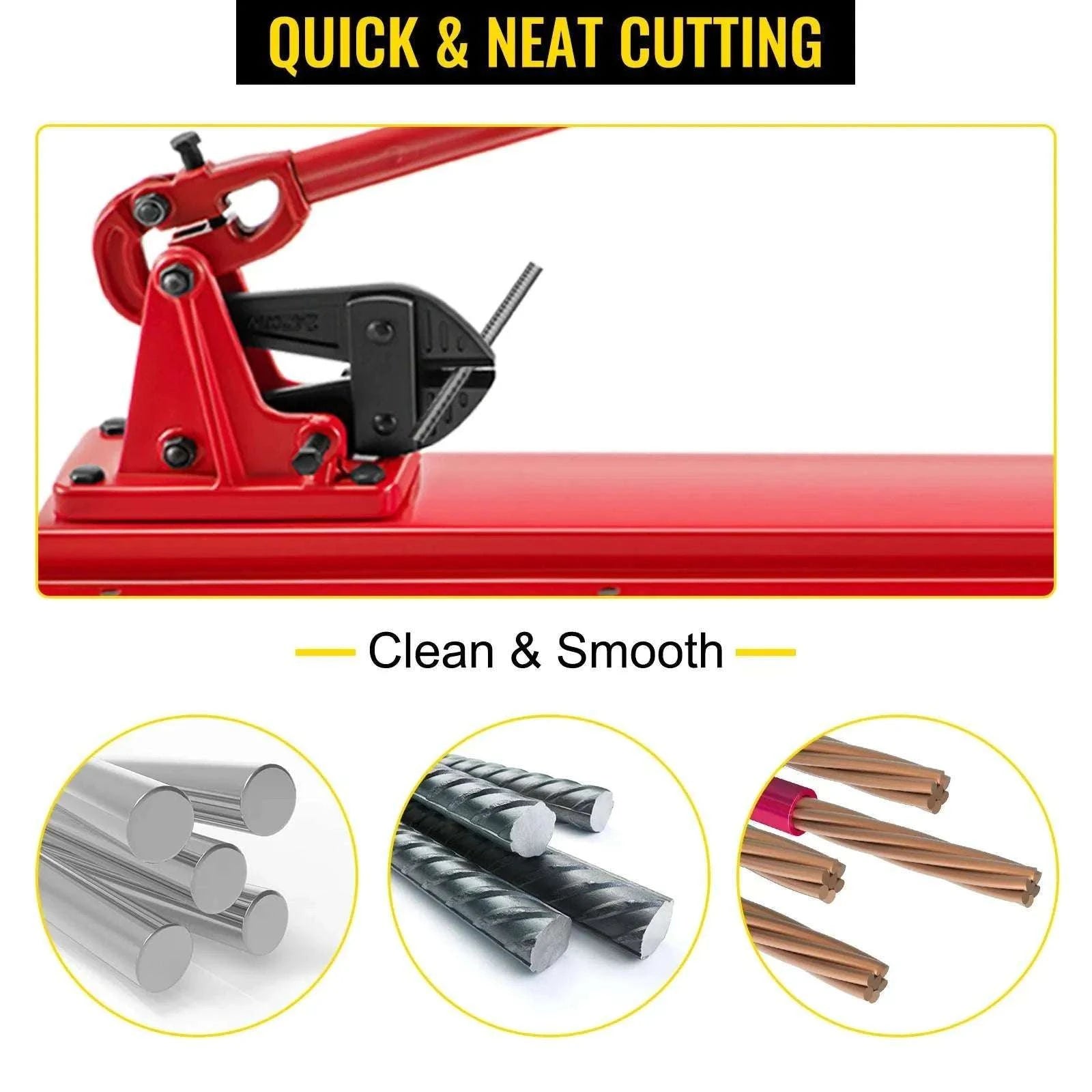 24" Bench Swager Tool with Cable Cutter & Crimper for Wire Rope-Hand Swager / Mexico