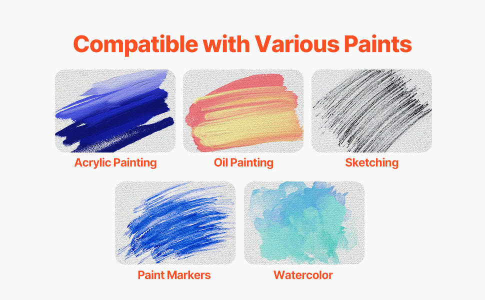 24-Pack 8x10 Inch Painting Canvas Boards-9x12 in 24PCs / france