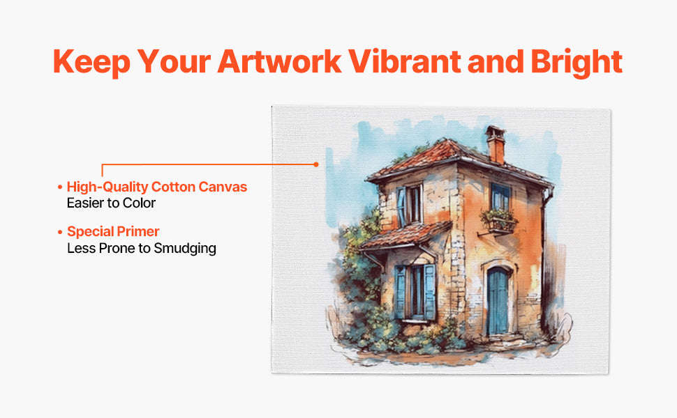 24-Pack 8x10 Inch Painting Canvas Boards-9x12 in 24PCs / france