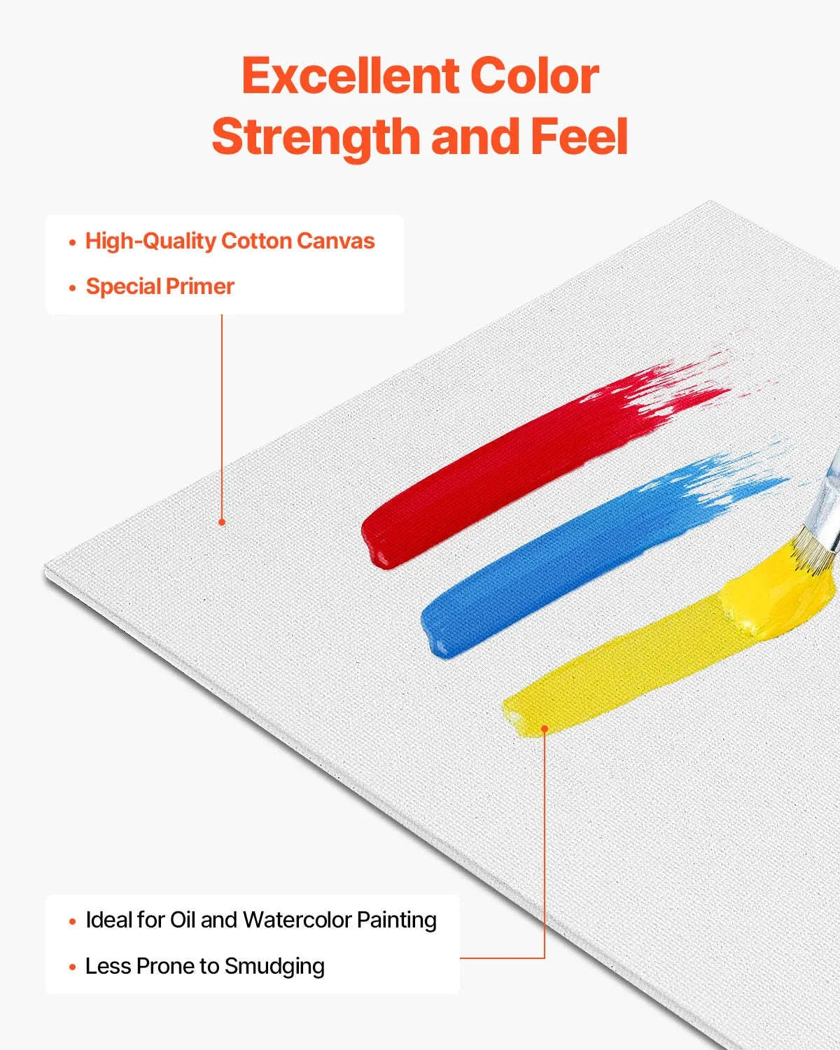 24-Pack 8x10 Inch Painting Canvas Boards-9x12 in 24PCs / france