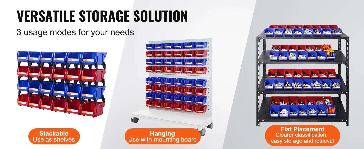 24-Piece Stackable Storage Bins Organizer Set-24pcs / Poland