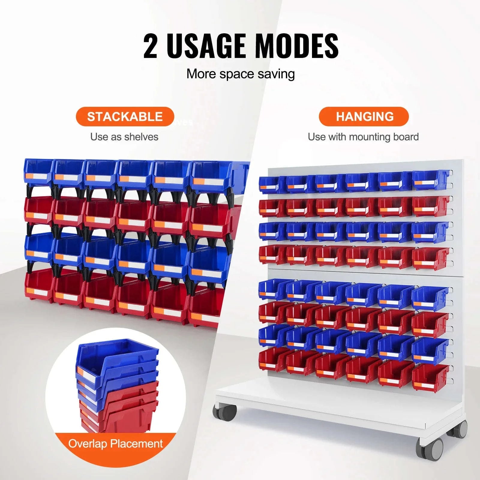 24-Piece Stackable Storage Bins Organizer Set-24pcs / Poland