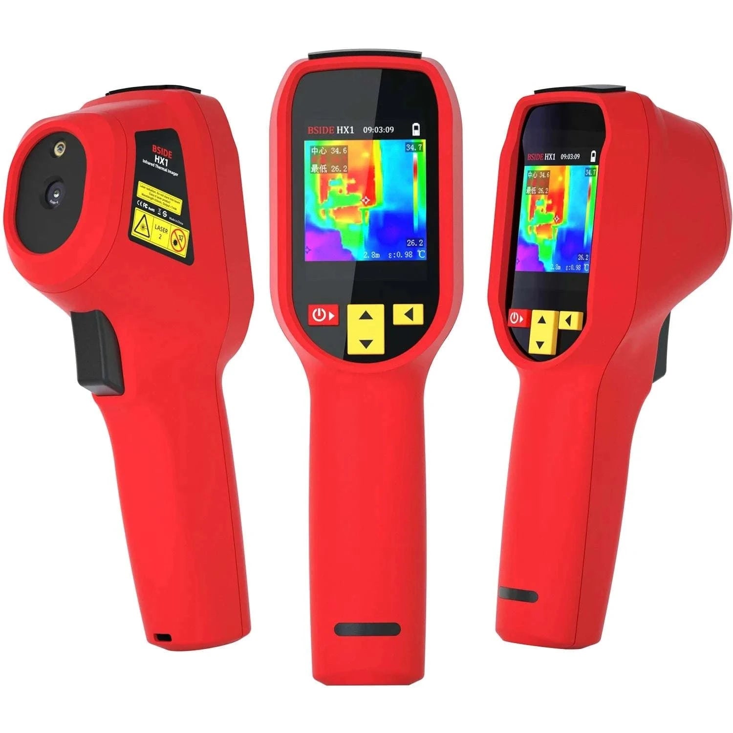 240x240 Thermal Imaging Camera Infrared Temperature Scanner -20°C to 550°C-BSIDE-HX1 / United States
