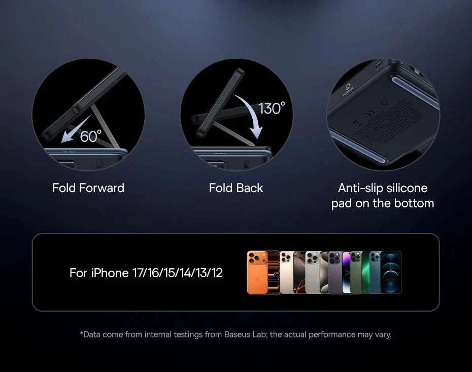 245W 6-in-1 Desktop Charger with Qi2 Wireless & 100W Retractable USB-C-EU Plug Black / China Mainland