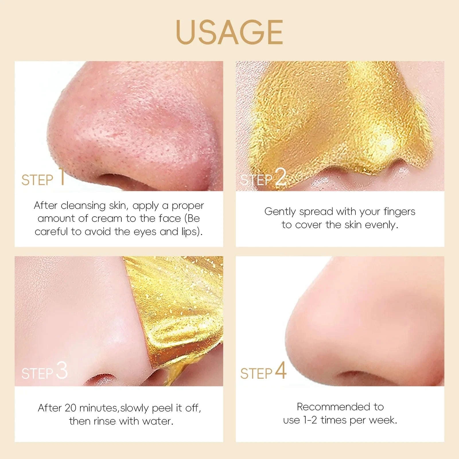 24K Gold Snail Collagen Peel-Off Mask-50g / 50g