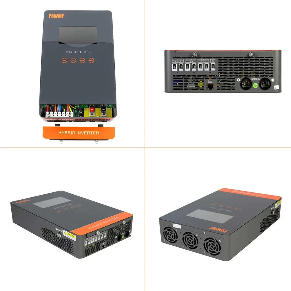 24V 4000W Solar Inverter Pure Sine Wave with LCD Display and MPPT-4KW without WIFI / 110-120V / 24V|United States
