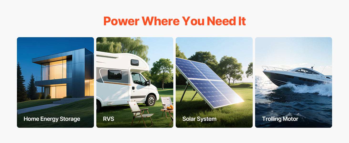 24V 50Ah LiFePO4 Lithium Battery with Bluetooth & 4000+ Cycles-United States