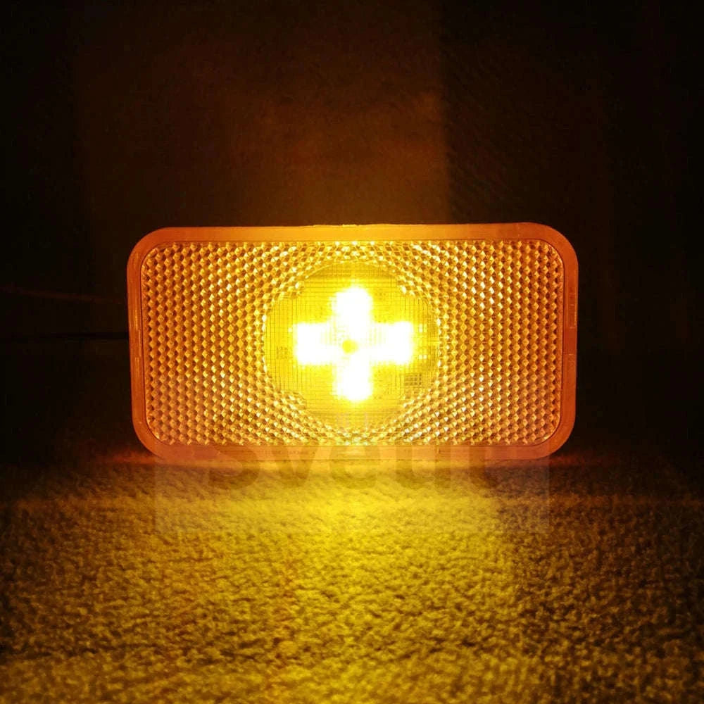24V LED Side Lights for Truck FH FM FL Amber Clearance Lamp-10 pcs