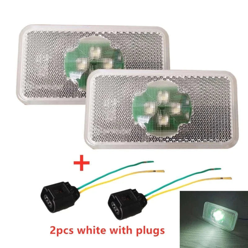 24V LED Side Marker Lights, Amber, 2pcs-8pcs amber