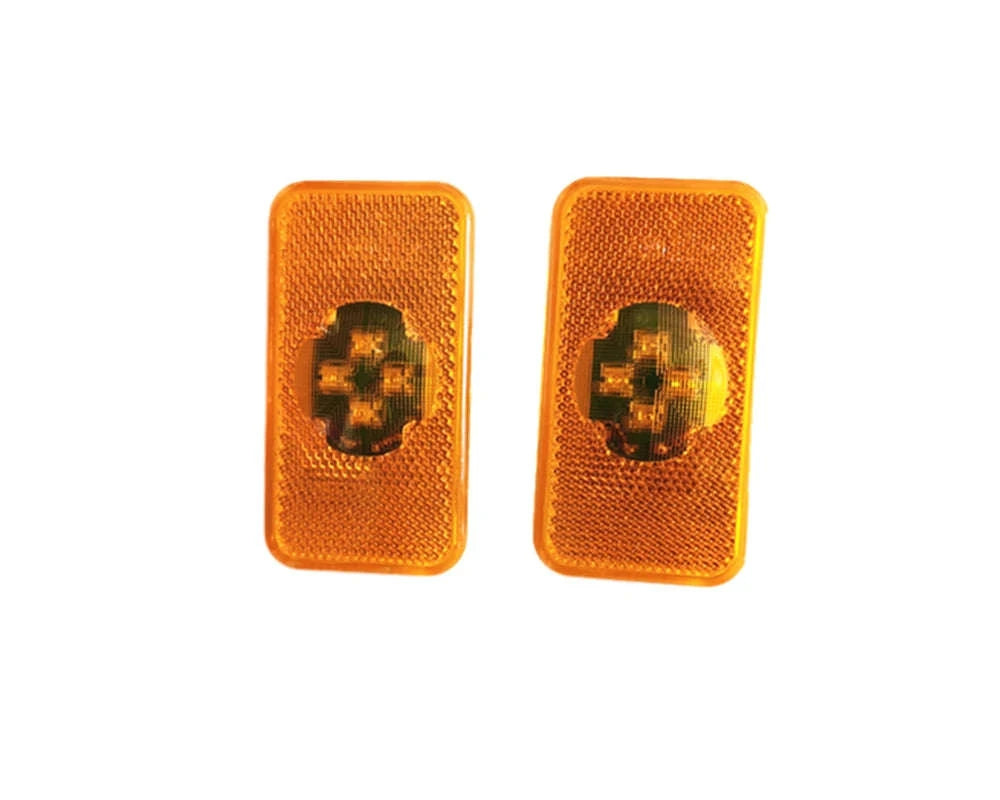 24V LED Side Marker Lights, Amber, 2pcs-8pcs amber