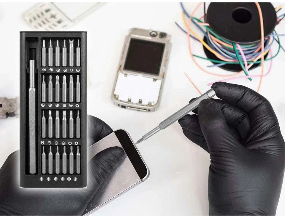 25-in-1 / 63-in-1 Magnetic Precision Screwdriver Set for Phone and PC Repair-25 pcs / China Mainland