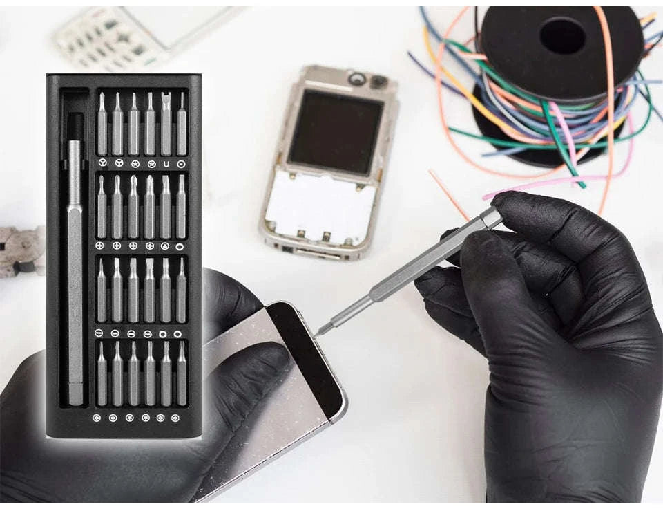 25-in-1 / 63-in-1 Magnetic Precision Screwdriver Set for Phone and PC Repair-25 pcs / China Mainland