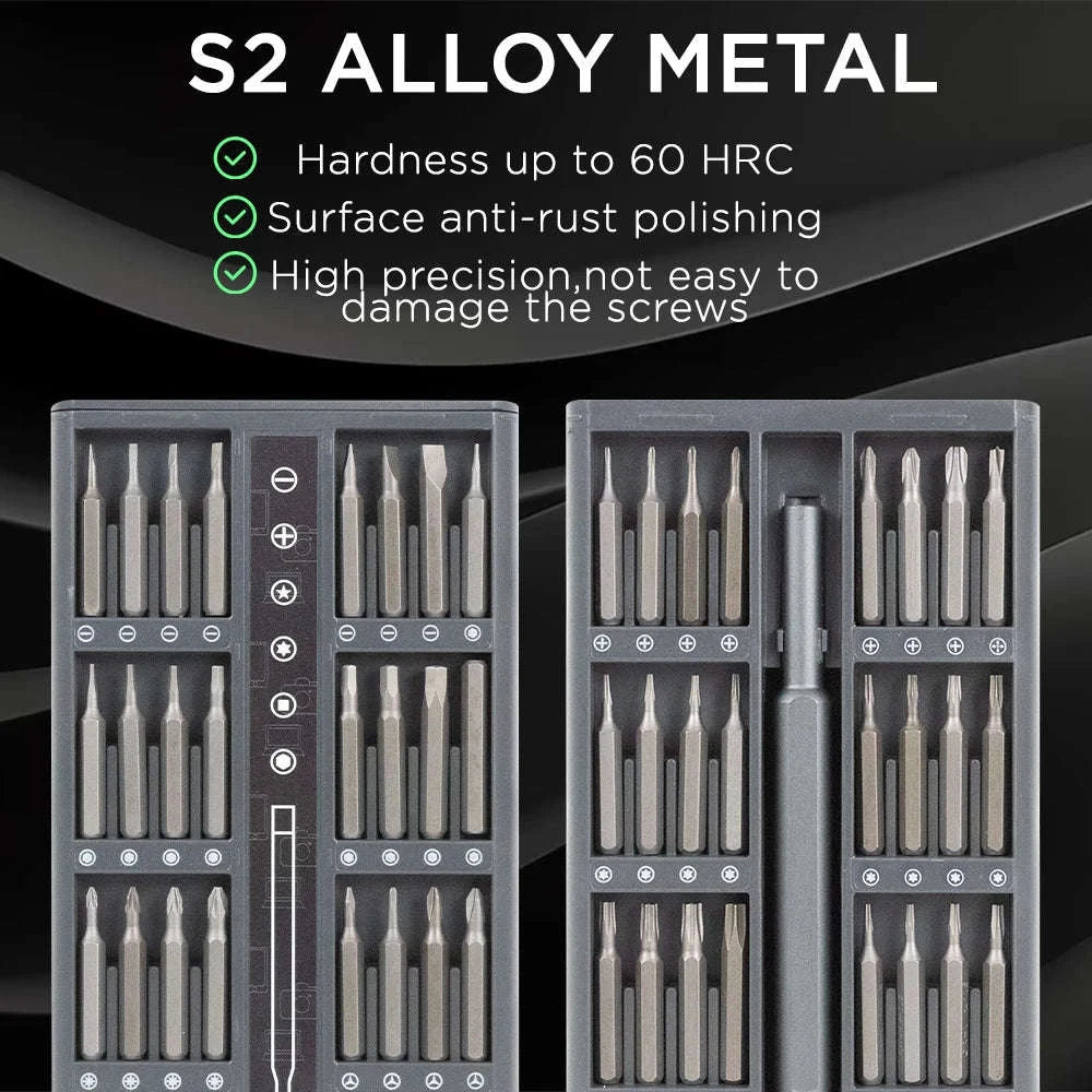 25-in-1 / 63-in-1 Magnetic Precision Screwdriver Set for Phone and PC Repair-25 pcs / China Mainland