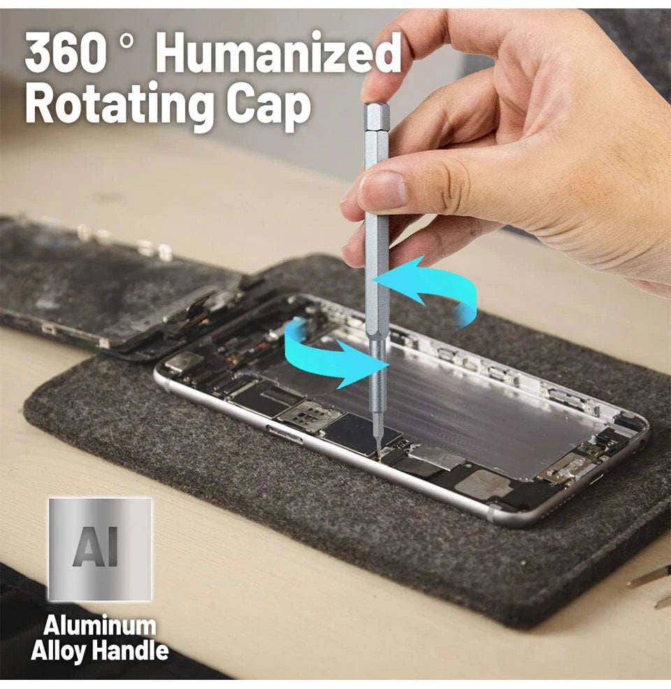 25-in-1 / 63-in-1 Magnetic Precision Screwdriver Set for Phone and PC Repair-25 pcs / China Mainland