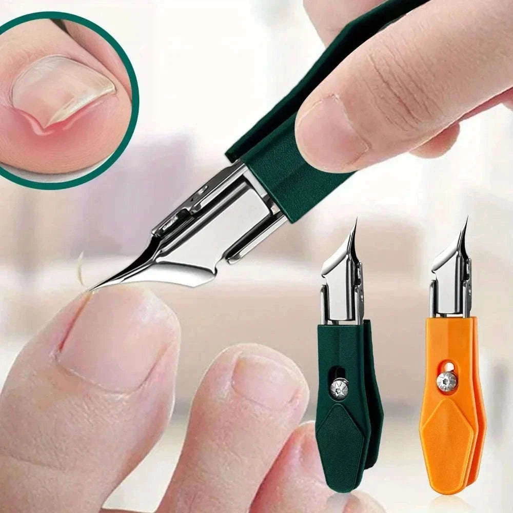 25° Slant Edge Nail Clipper for Ingrown Toenails-Orange