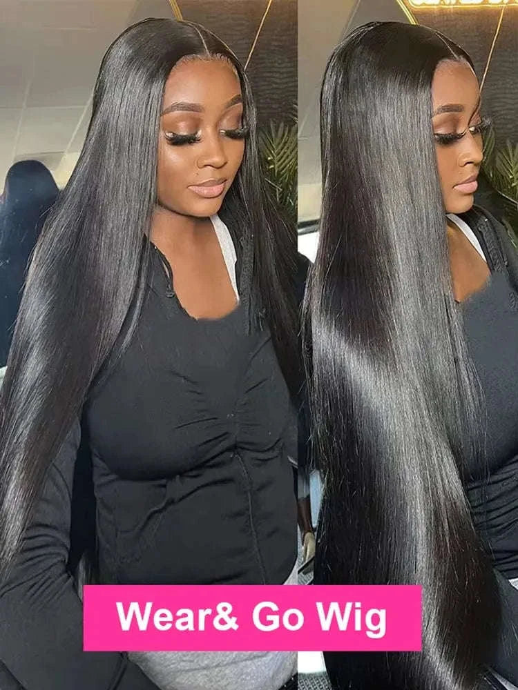 250% Density Brazilian Bone Straight Glueless HD Lace Wig-7x5 HD Glueless Wig / france / 30Inch|200%