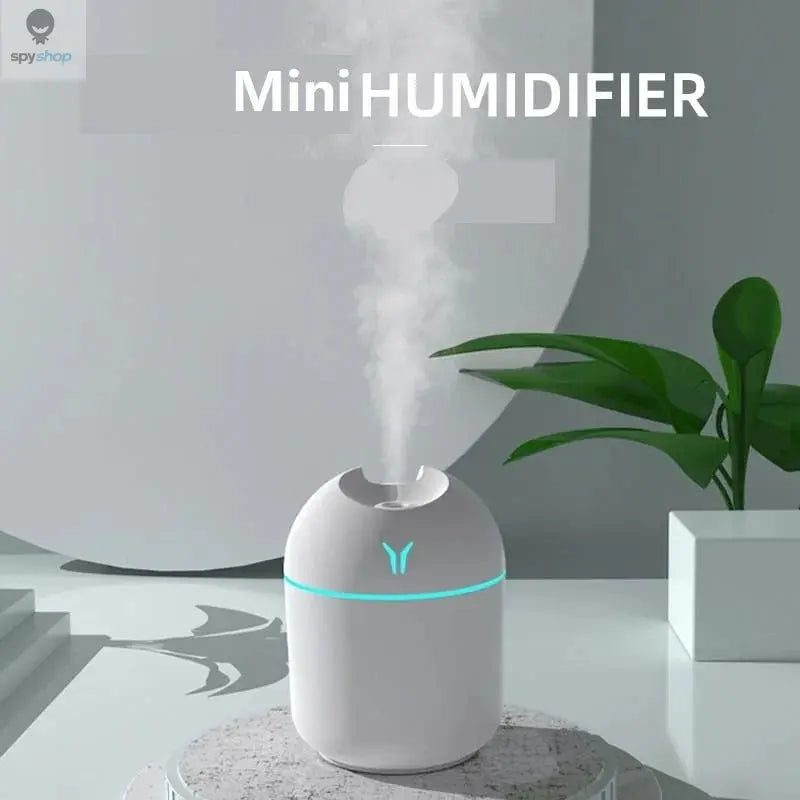 250ML USB Mini Air Humidifier Aroma Essential Oil Diffuser For Home Car Ultrasonic Mute Mist Maker Diffuser with LED Color Lamp Spy-shop.com