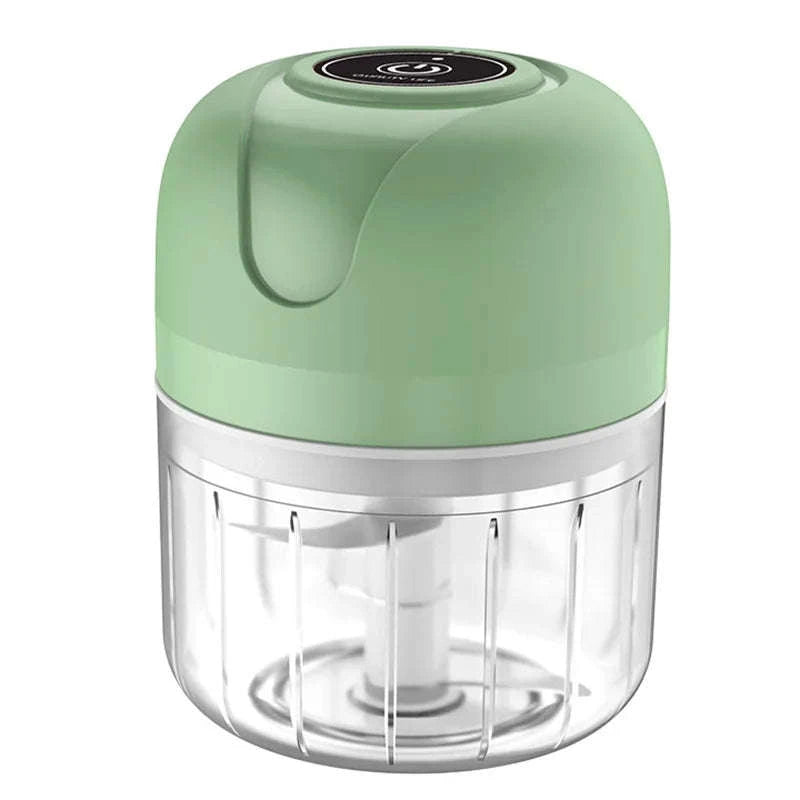 250ml Electric Garlic Masher and Portable Food Chopper-250ml Green