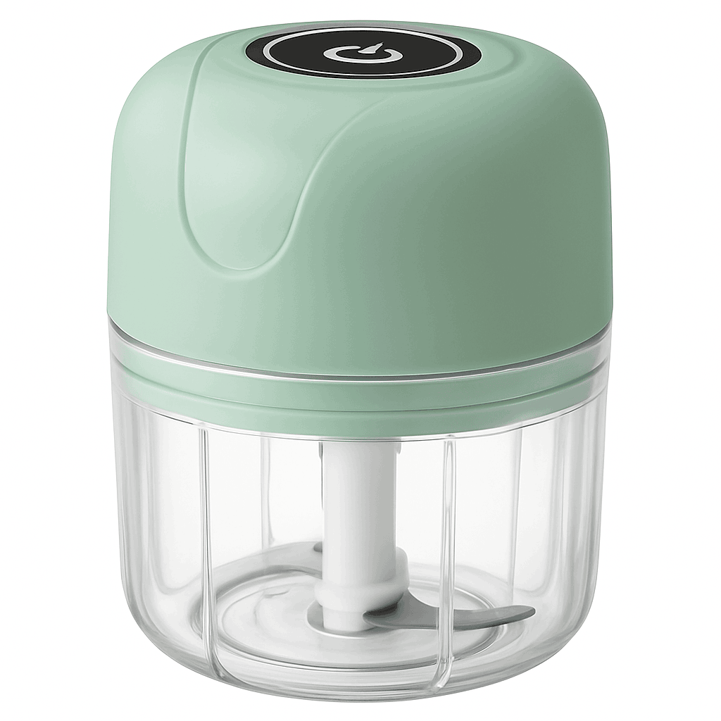 250ml Electric Garlic Masher Portable Food Chopper-250ml Green