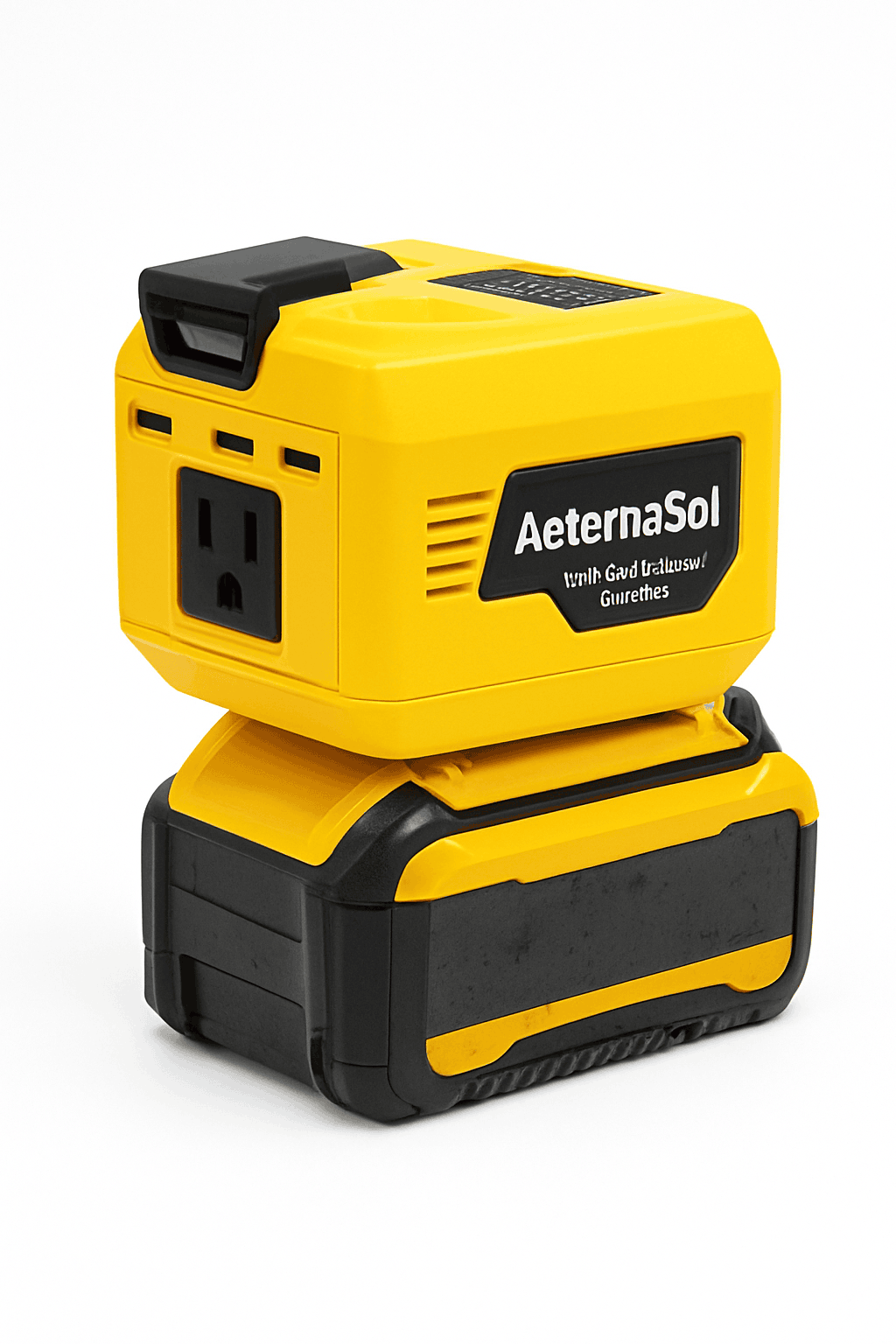 250W Power Inverter for 18V/20V Battery with 110V AC, USB-C, USB and LED Light-2pcs Dewalt adapter / United States