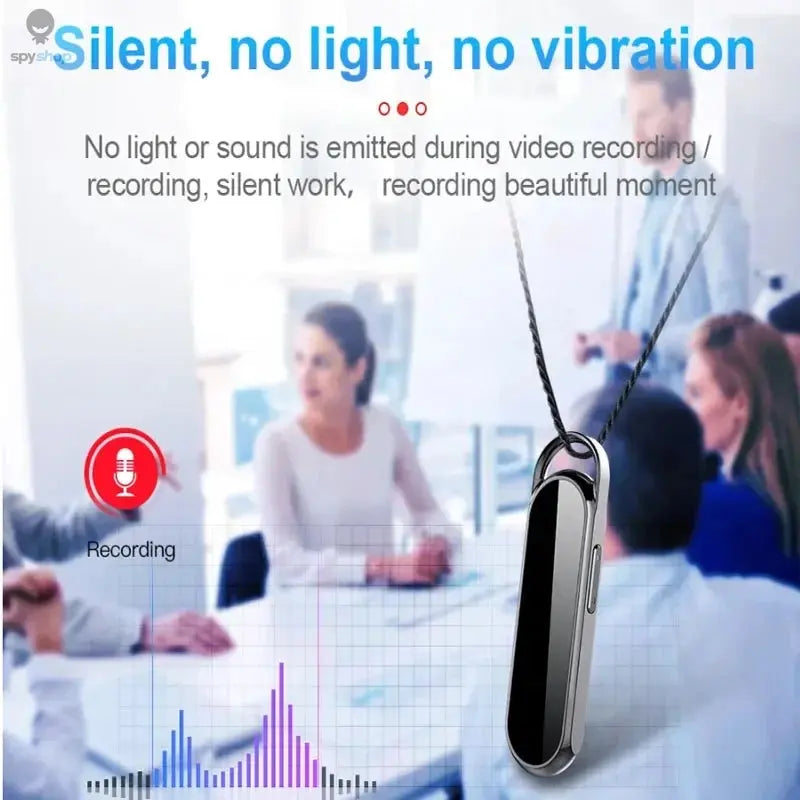 256GB Mini Digital Recorder Camera Oculta Wide View Angle 1080P Small Nacklace Audio Video Voice DV Dictaphone 4-128GB Micro Cam Spy-shop.com