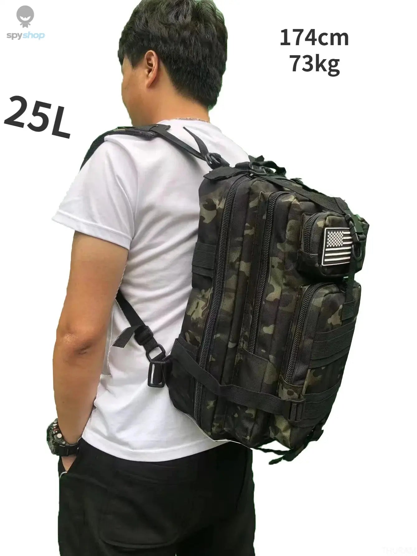 25L/50L Sturdy Nylon Waterproof Tactical Sports Trekking Fishing Hunting Camping Hiking Bag Backpack Outdoor Rucksacks Spy-shop.com