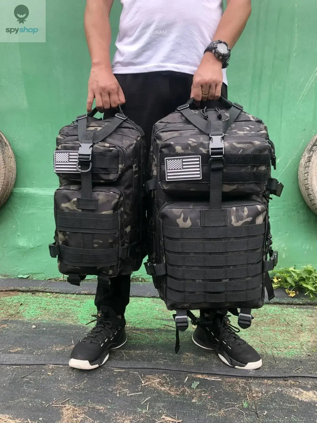 25L/50L Sturdy Nylon Waterproof Tactical Sports Trekking Fishing Hunting Camping Hiking Bag Backpack Outdoor Rucksacks Spy-shop.com