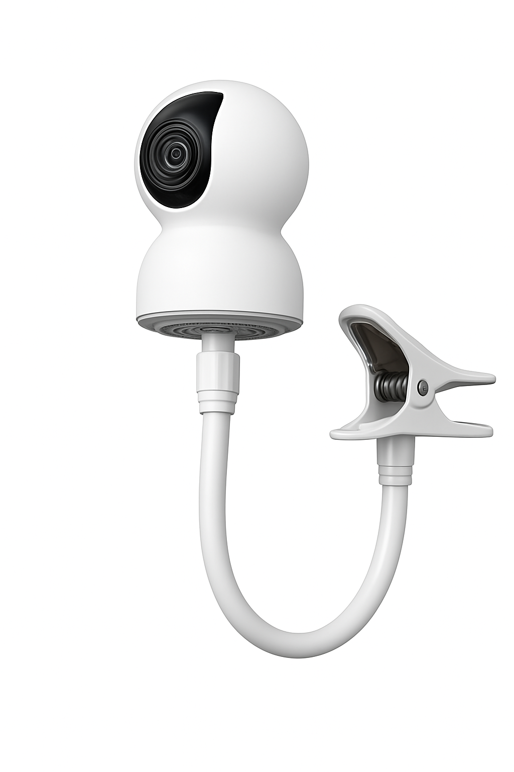 Flexibele babyfoonclipstandaard voor 1/4 inch Schrubeenheden