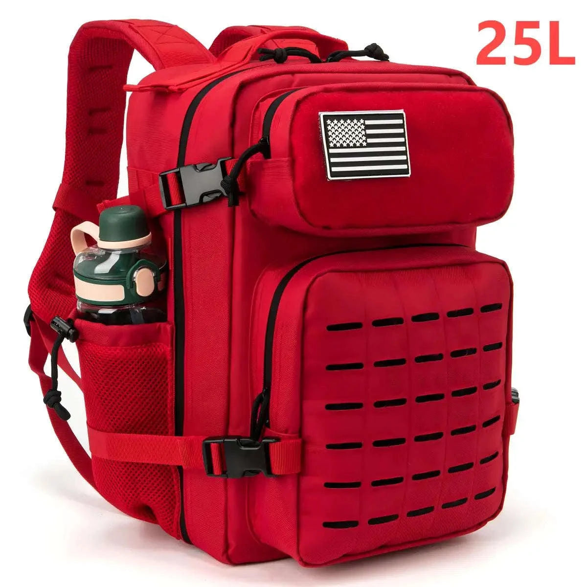 25L/45L Tactical Backpack for Outdoor Adventures-45L Red