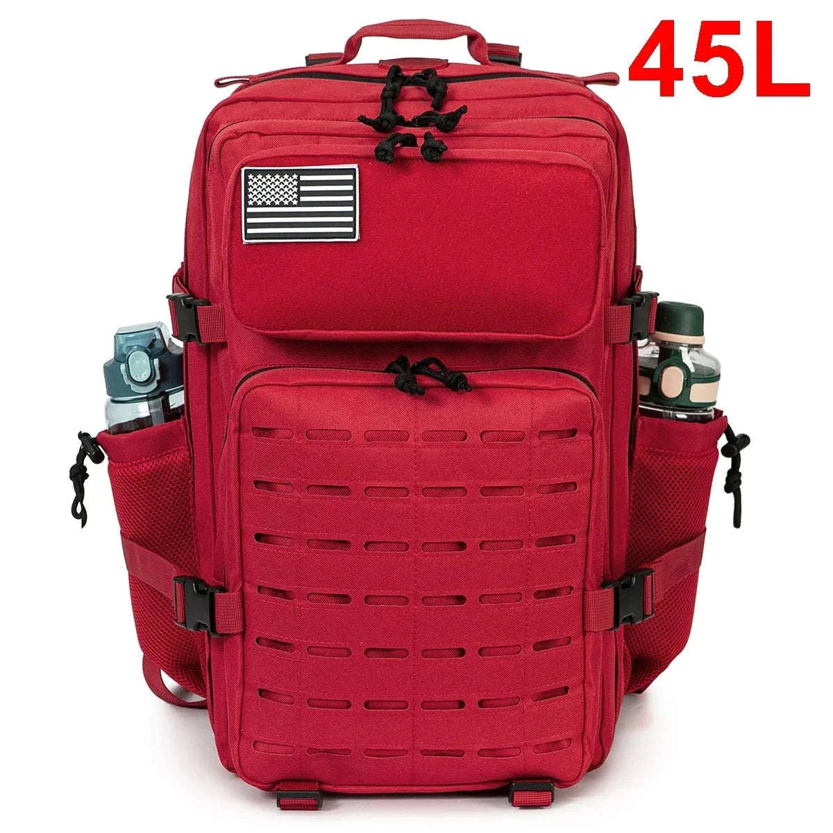 25L/45L Tactical Backpack for Outdoor Adventures-45L Red