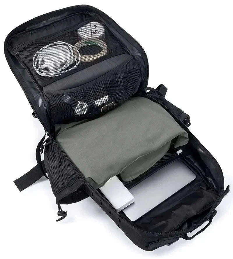 25L/45L Tactical Backpack with Water Bottle Holder-25L Gray / spain