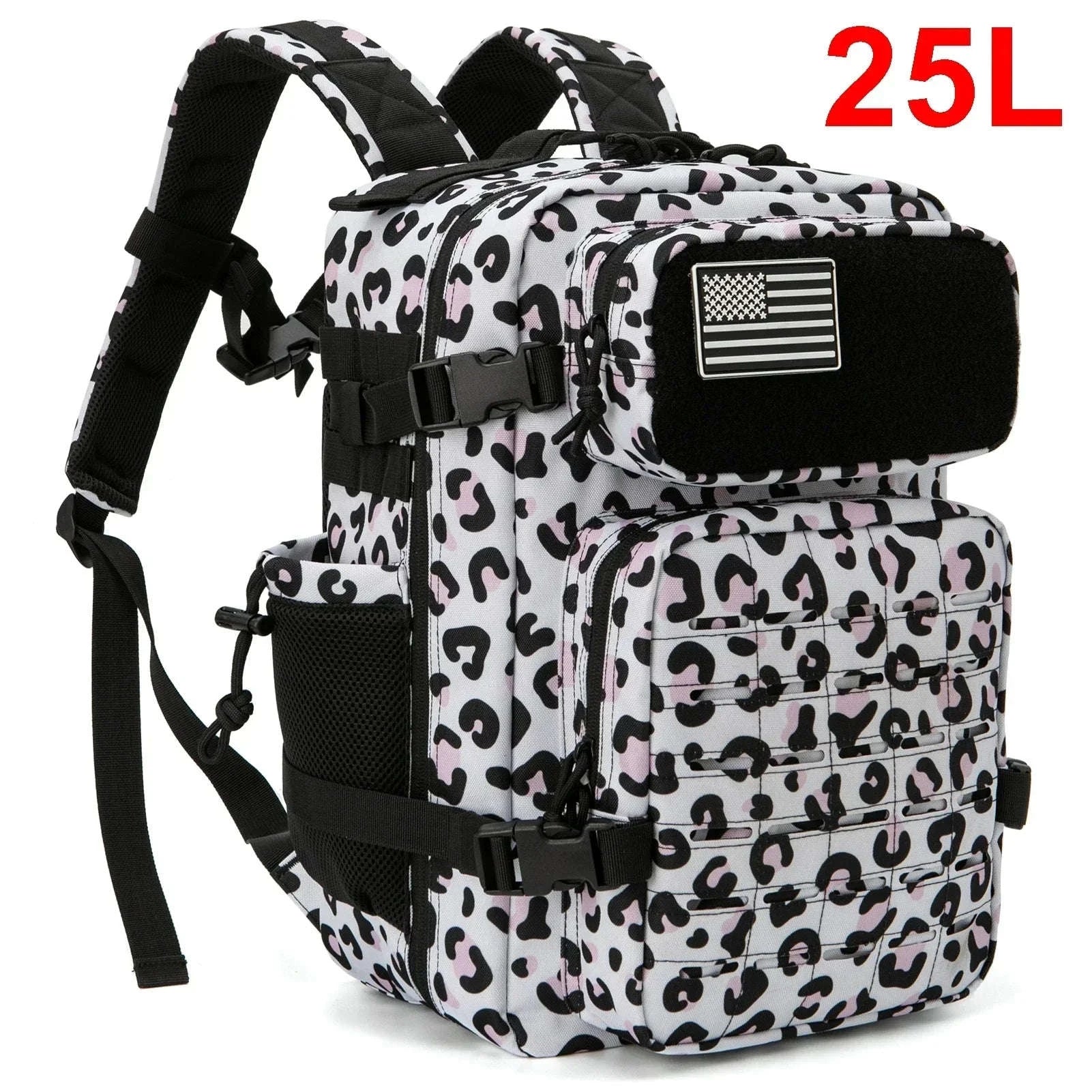 25L/45L Tactical Backpack with Water Bottle Holder-25L Gray / spain
