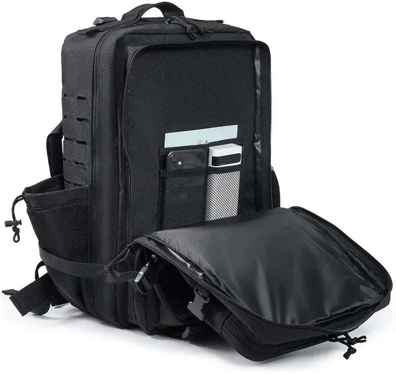 25L/45L Tactical Backpack with Water Bottle Holder-25L Gray / spain