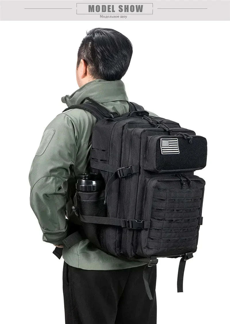 25L/45L Tactical Backpack with Water Bottle Holder-25L Gray / spain