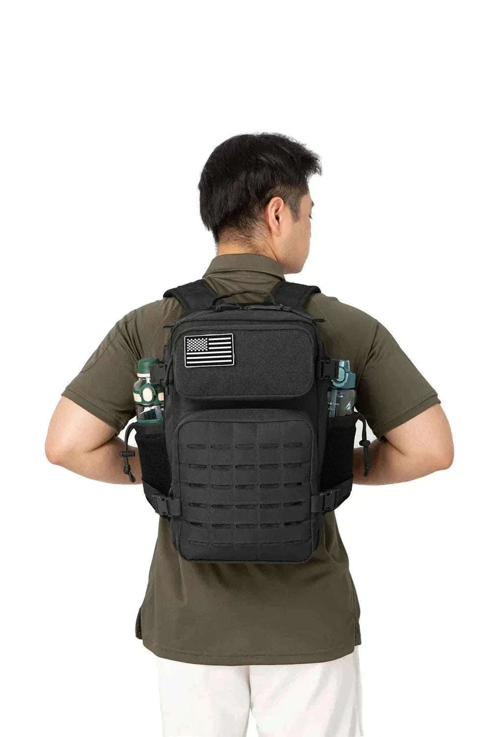 25L/45L Tactical Backpack with Water Bottle Holder-25L Gray / spain