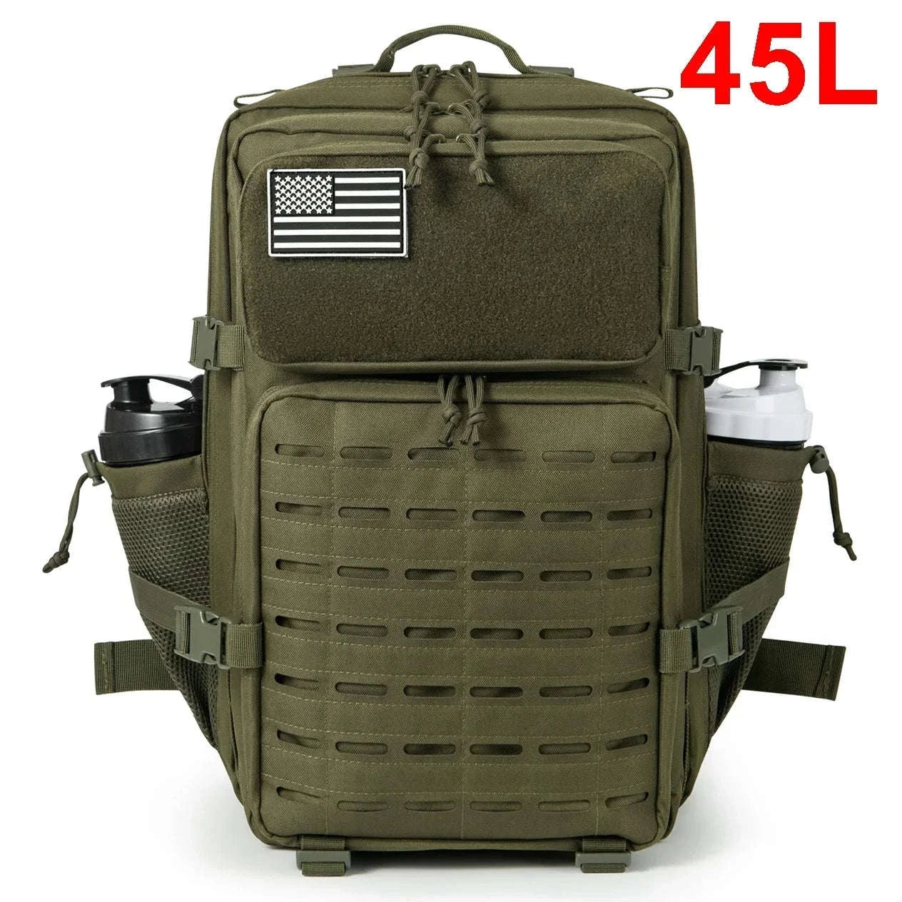 25L/45L Tactical Backpack with Water Bottle Holder-25L Gray / spain