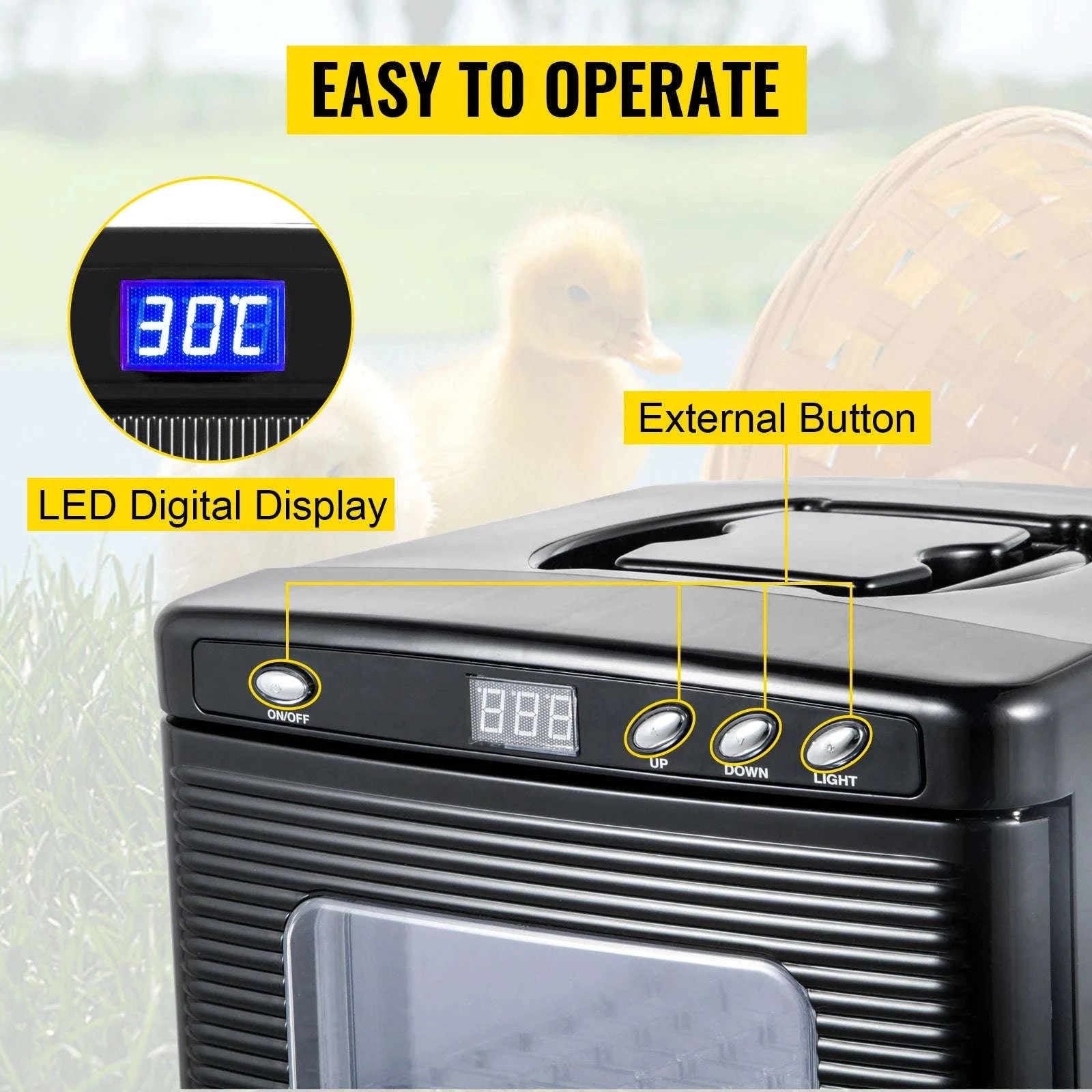 25L Reptile Incubator with Heating and Cooling-black / 25L / Germany