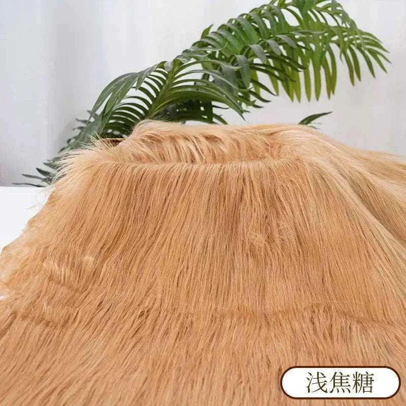 25x45cm Long Hair Faux Fur Fabric for Crafts and Cosplay-35 / 25x45cm