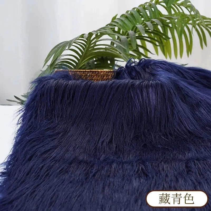 25x45cm Long Hair Faux Fur Fabric for Crafts and Cosplay-35 / 25x45cm