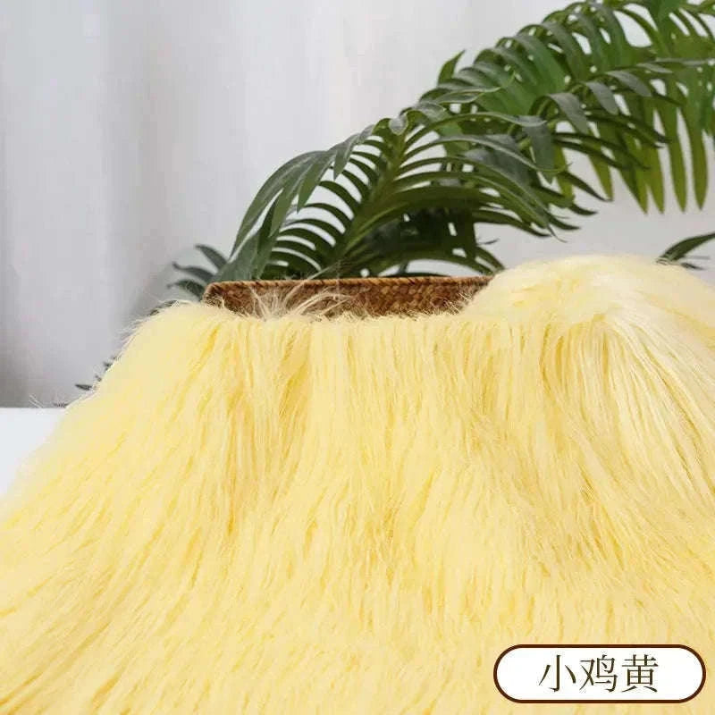 25x45cm Long Hair Faux Fur Fabric for Crafts and Cosplay-35 / 25x45cm