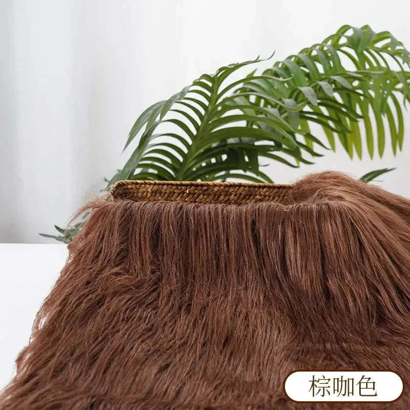 25x45cm Long Hair Faux Fur Fabric for Creative Projects-35 / 25x45cm