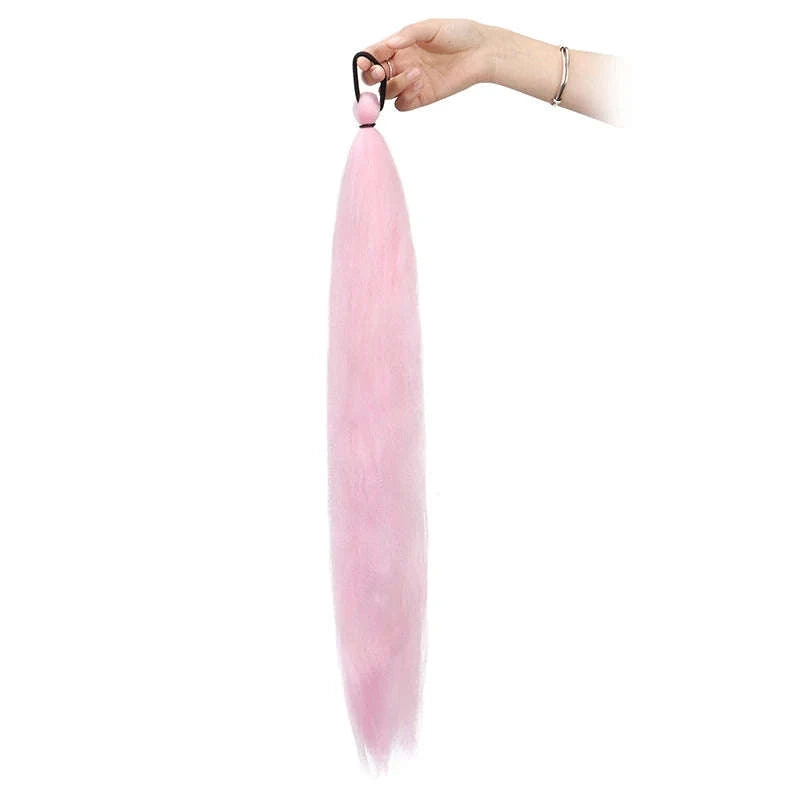 26-Inch Synthetic Ponytail Extension with Elastic Tie-A18 / 26inches