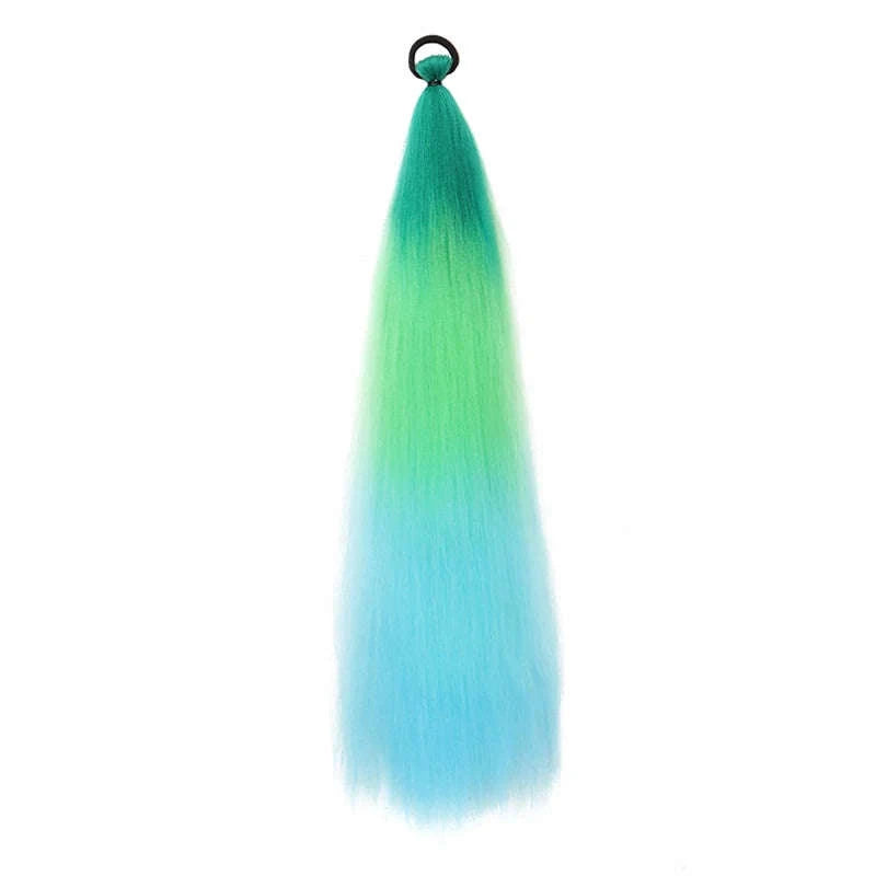 26-Inch Synthetic Ponytail Extension with Elastic Tie-A18 / 26inches