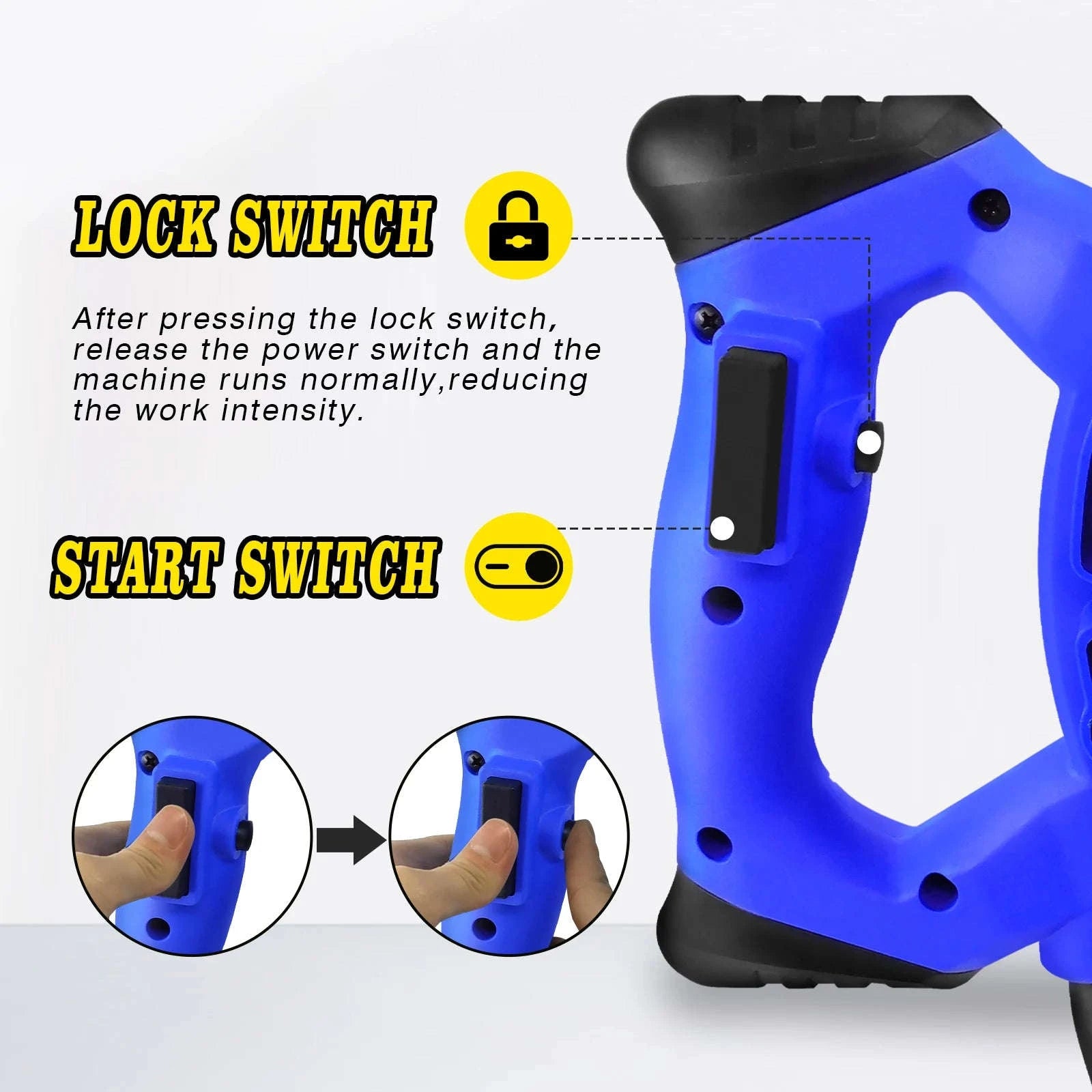2600W Concrete Mixer Machine with Adjustable Paddle Mixing-UK / GERMANY