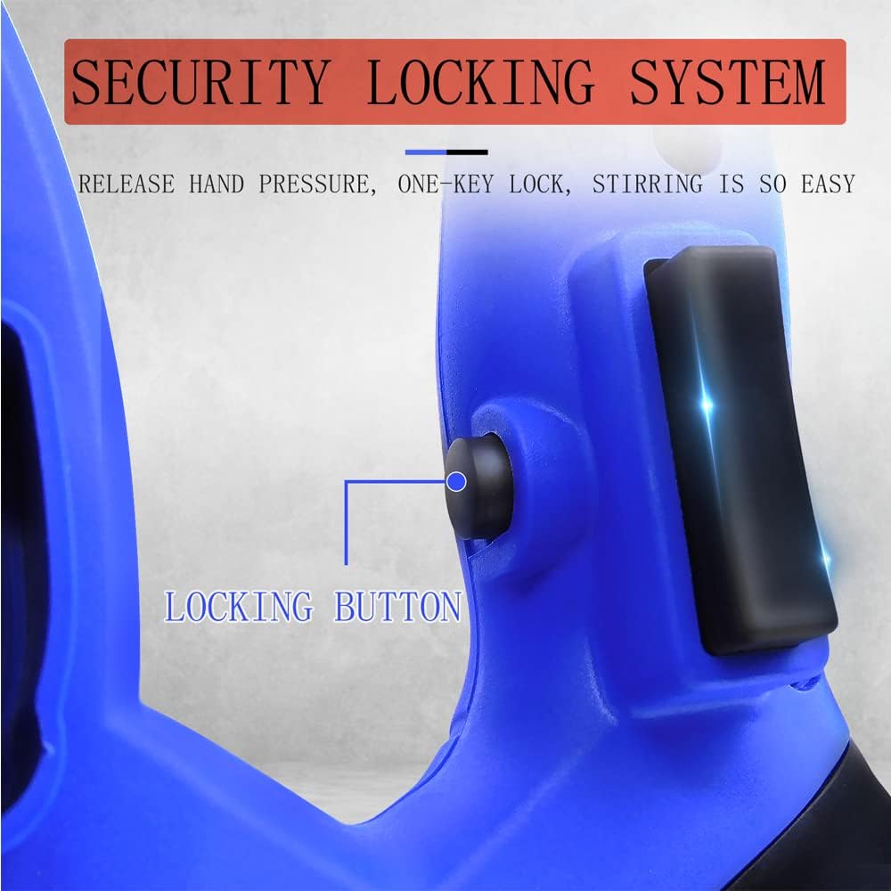 2600W Concrete Mixer Machine with Adjustable Paddle Mixing-UK / GERMANY